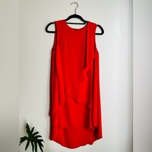 BCBG orange red dress